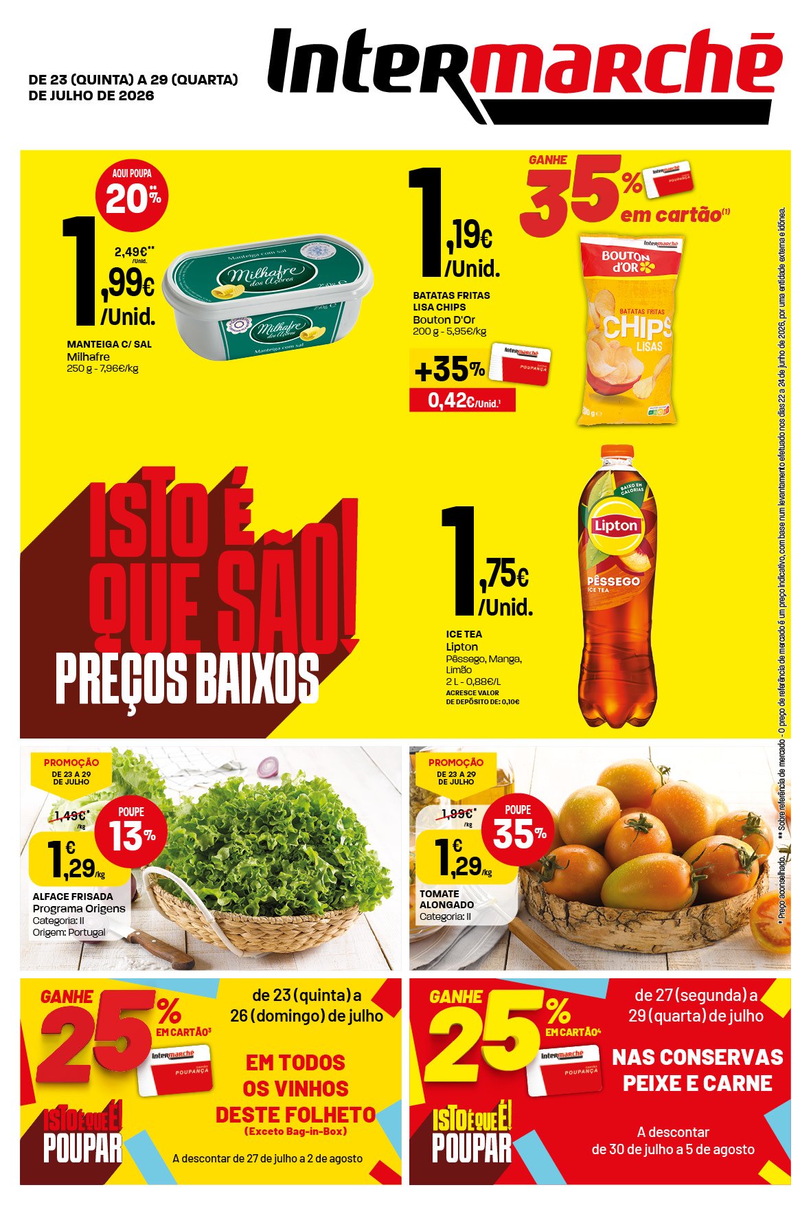 Mini Folheto Semanal de 23 a 29 de Julho