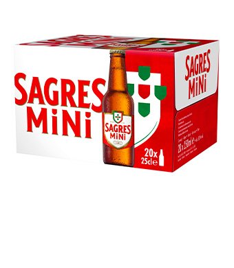 Cerveja Sagres Mini